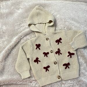 ***SOLD*** Bow sweater cardigan